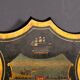 Antique 19thC English Hand Painted Essex Armorial Shield