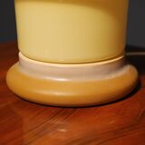 Opal glass mushroom table lamp, designed by Karel Volf, 1970´s, Czechoslovakia