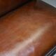 Carved Walnut Baroque Venetian Bench with Leather
