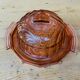 Rosaline art deco glass bell jar and its tray