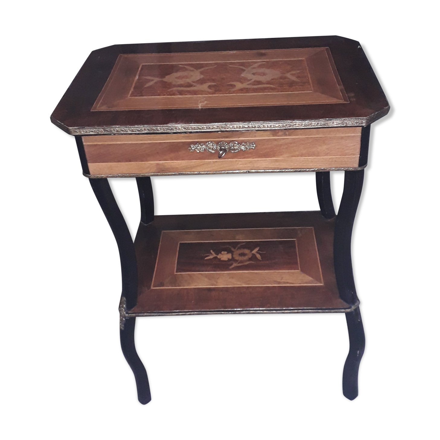 19th sawwood marquetry worker