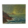 Sea oil paint 46 x 54 cm