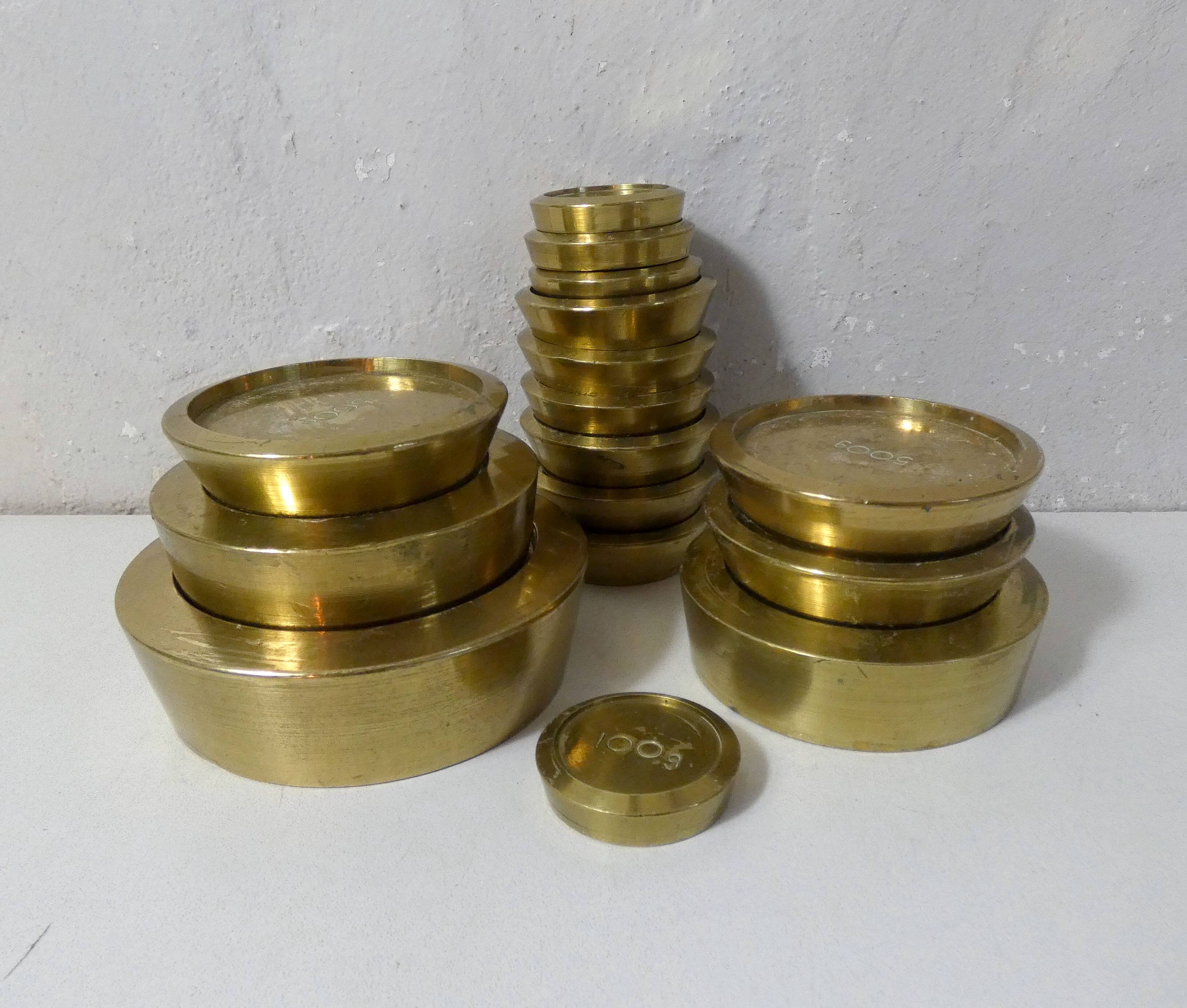 Old vintage English scale weights