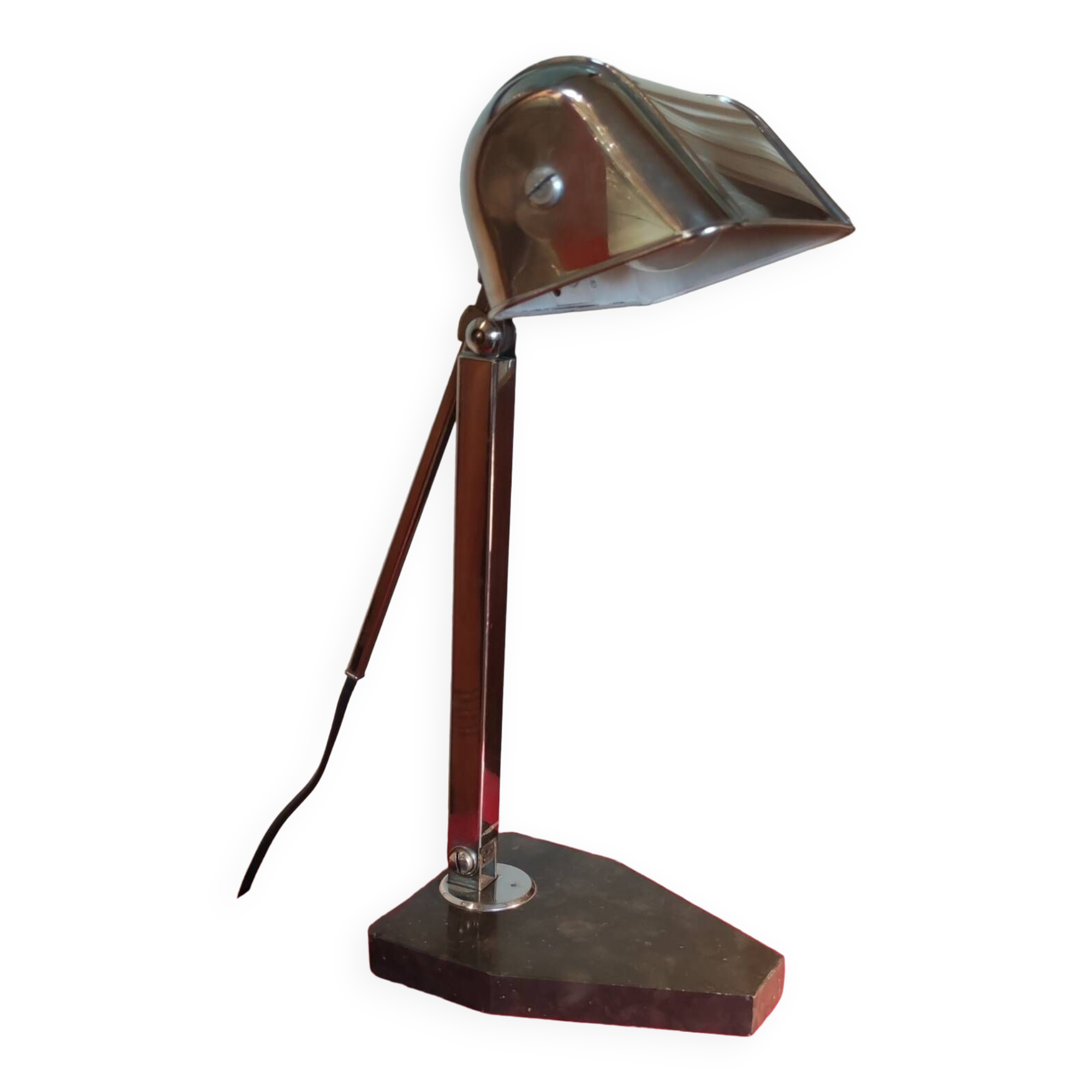 Old Art Deco articulated desk lamp