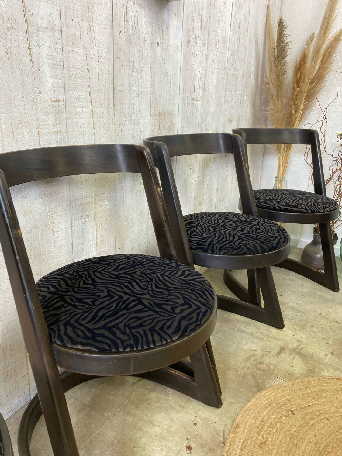 Set of 4 Halfa Baumann chairs