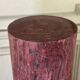 Pink marble column on a Carrara white base circa 1880