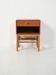 Table de chevet en teck de forme box scandinave, années 1960