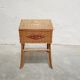 Worker vintage rattan basket