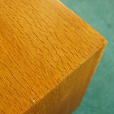 Golden oak compass stand & speaker cabinet 1960