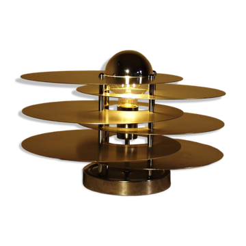 Space Age layered Italian table lamp- Italy, 1960s