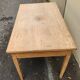 Sanded beechwood table from the 1940s
