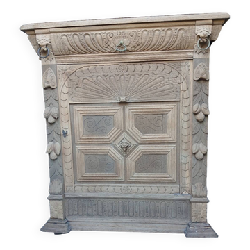 Richly decorated antique furniture