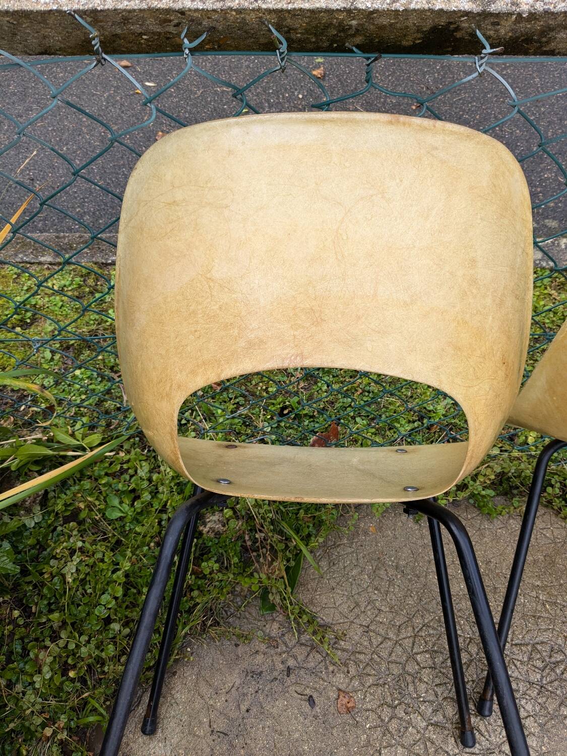Lot de 6 chaises pierre guariche
