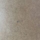 Rare vintage Danish teak mirror with 2 compartments - mid-century mirror