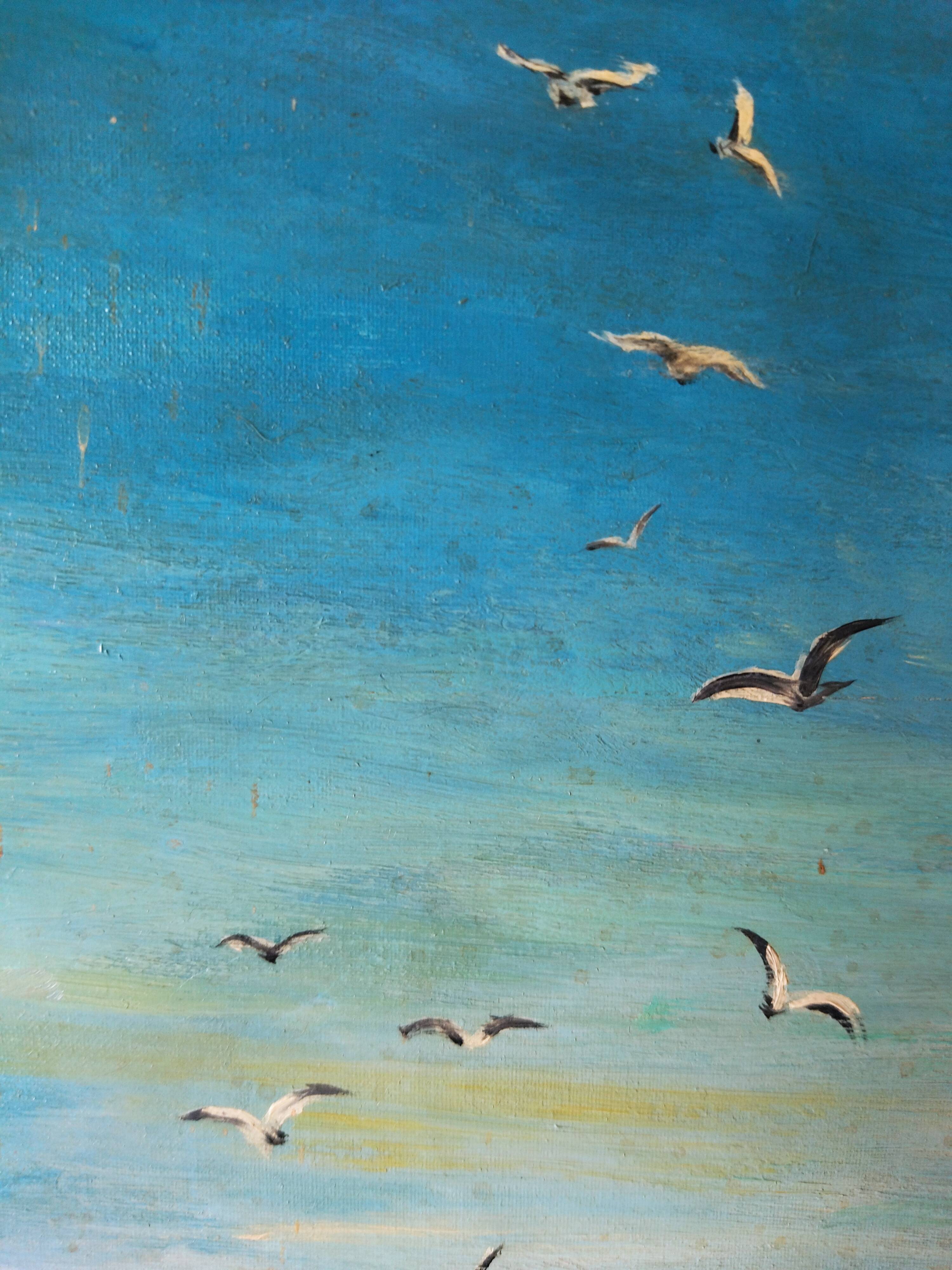 Painting the oil on canvas signed