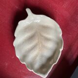 Lot of 3 empty pocket in cream white earthenware