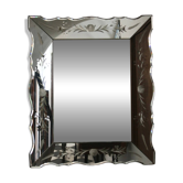 Bevelled Venetian mirror from the 1950s.