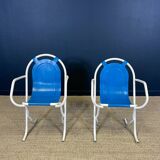 Set of 4 stak-a-baye chairs for Sebel