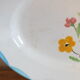 Oval dish 50s Salins model Jocelyne - flowers