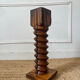 Solid wood press screw seat