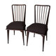 Pair of vintage charles Ramos chairs solid beech