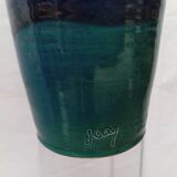 Vase soliflore céramique signé Jeay