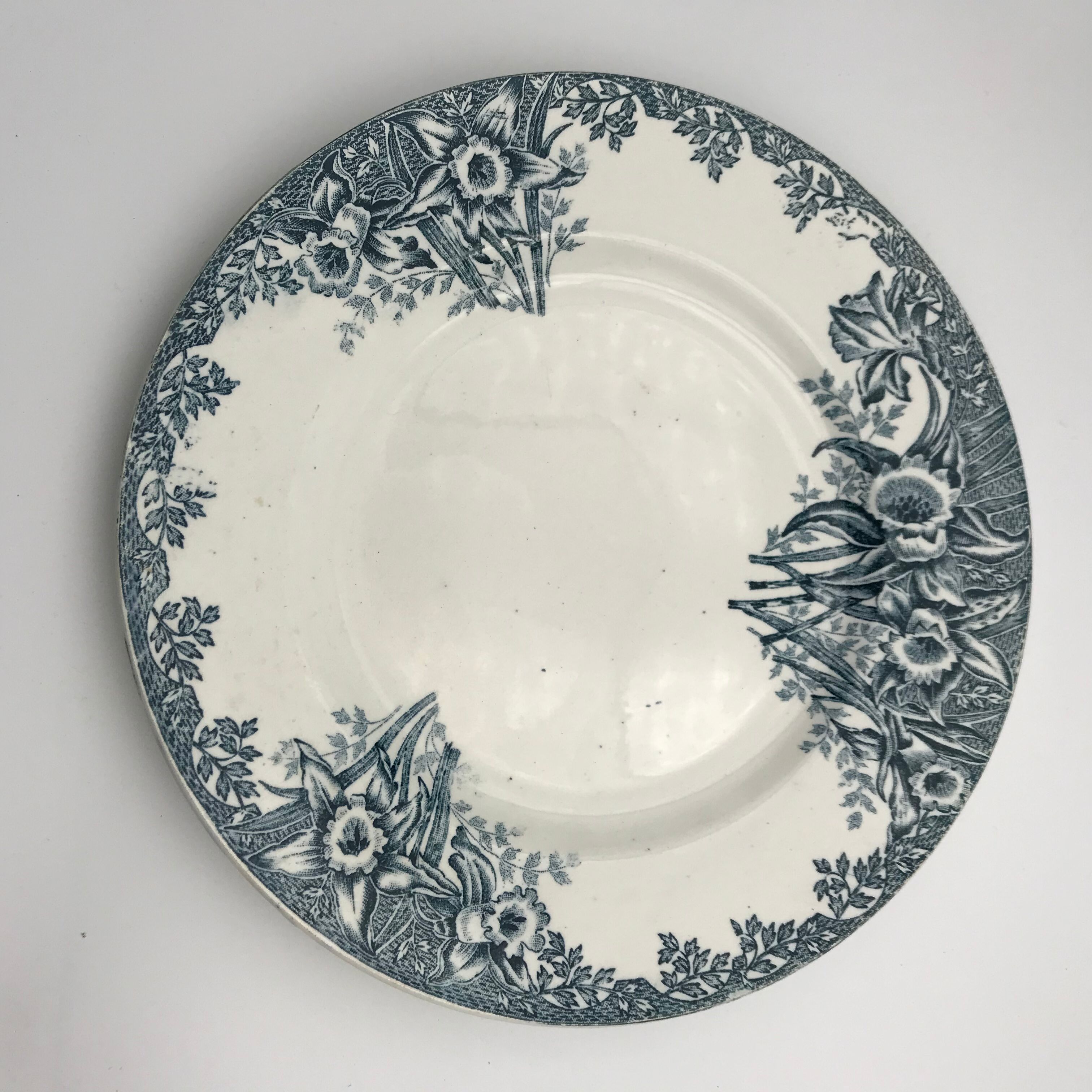 6 flat plates iron earth Narcisses StAmand