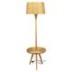 Jan Kalous ULUV Rattan Floor Lamp, Czechoslovakia 1960s