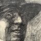 Antique Gentleman Portrait Copper etching By E.Zoir