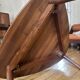 Organic Walnut Coffee Table - Mid-Century Modern Style