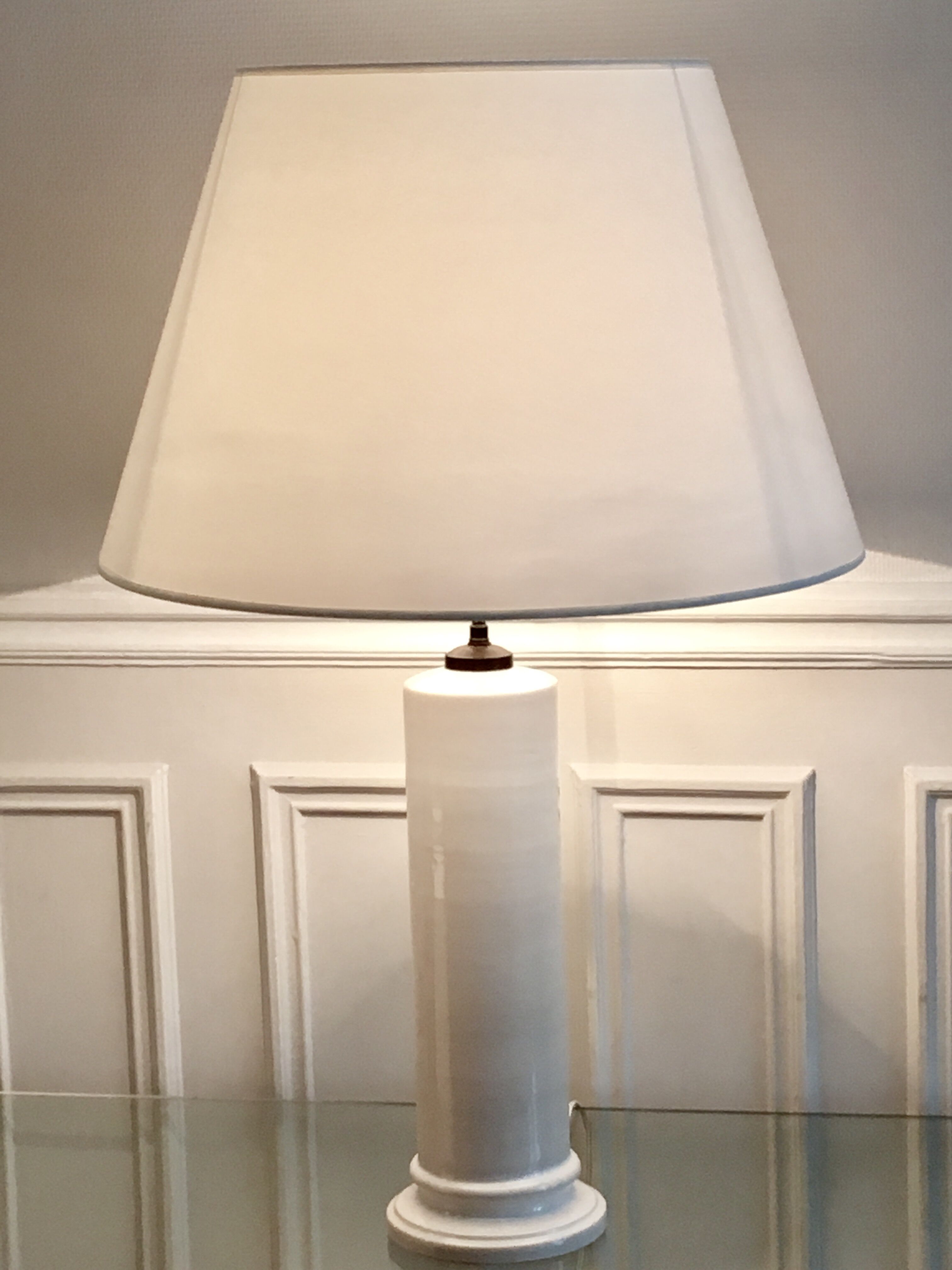 Pair of Jean Roger ceramic lamps