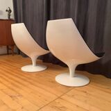 A pair of Moon armchairs by Pietro Arosio, Tacchini, Italy