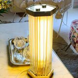 Lampe en verre ancienne