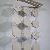 Space age design wall coat rack, 1960s 1970s