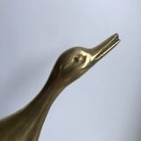 Brass animal large duck 1950s