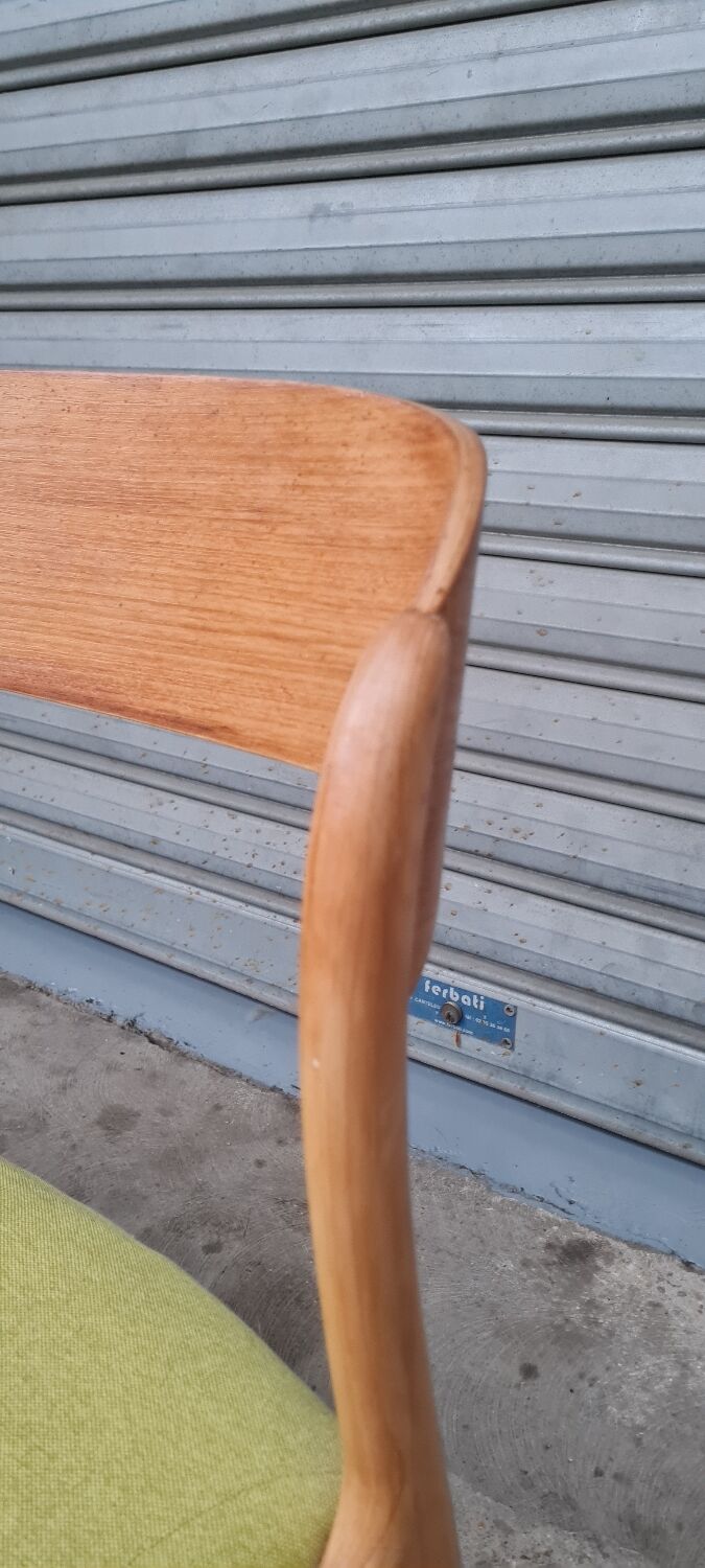 Pair of Baumann sled chairs