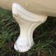 Cast iron bathtub on legs
