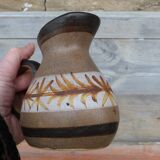 Old Quimper Keraluc terracotta pitcher