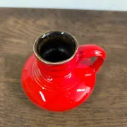 Vase, pichet rouge vintage West Germany