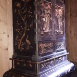 Japanese Lacquer and Shibayama Cabinet, Meiji Period Japan