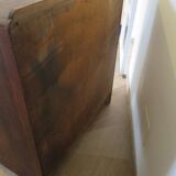 Art Deco chest of drawers with 4 drawers in oak, France 1930s-50s