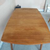 Teak table 3 chairs
