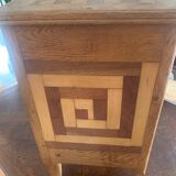 Marquetry bedside table