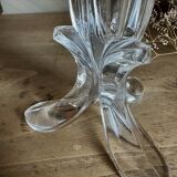 Ancien vase sur pied en cristal
