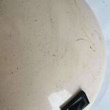 White table lamp / vintage space age desk lamp
