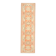 Vintage Turkish Hand-Knotted Wool Cotton Orange Runner Rug 77x276