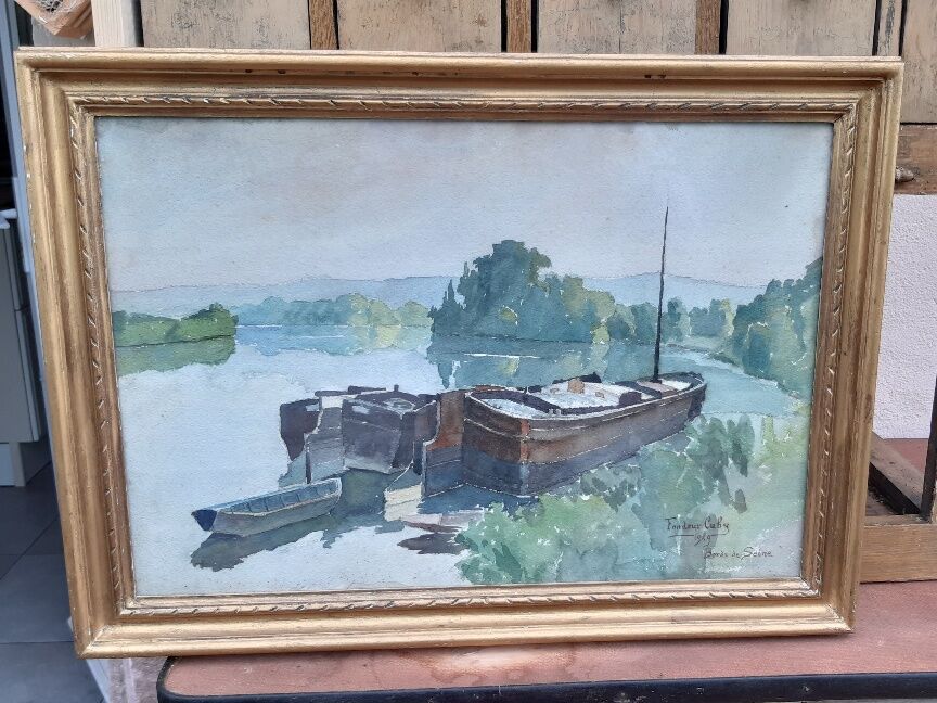 Banks of the Seine by Marcelle Fondeur-Cuby 1929