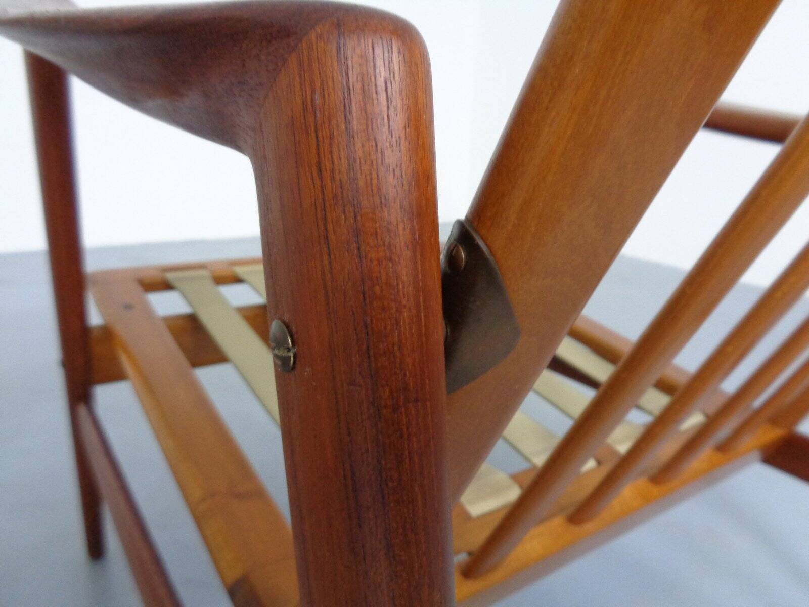 Danish Lounge Chair in Organic Teak by Hans Olsen, 1960s