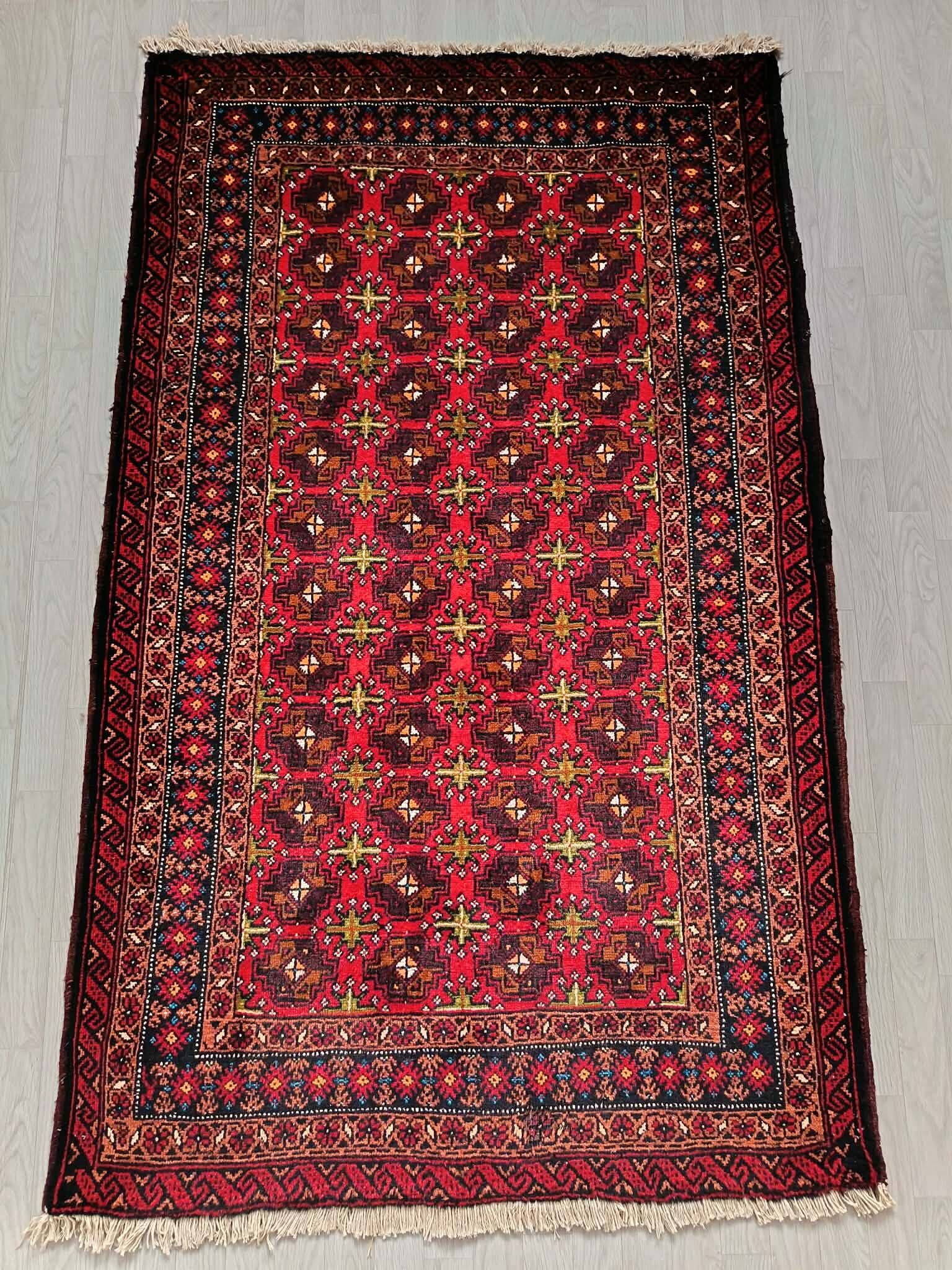 Tapis Turkmène Khal Mohammadi fait main