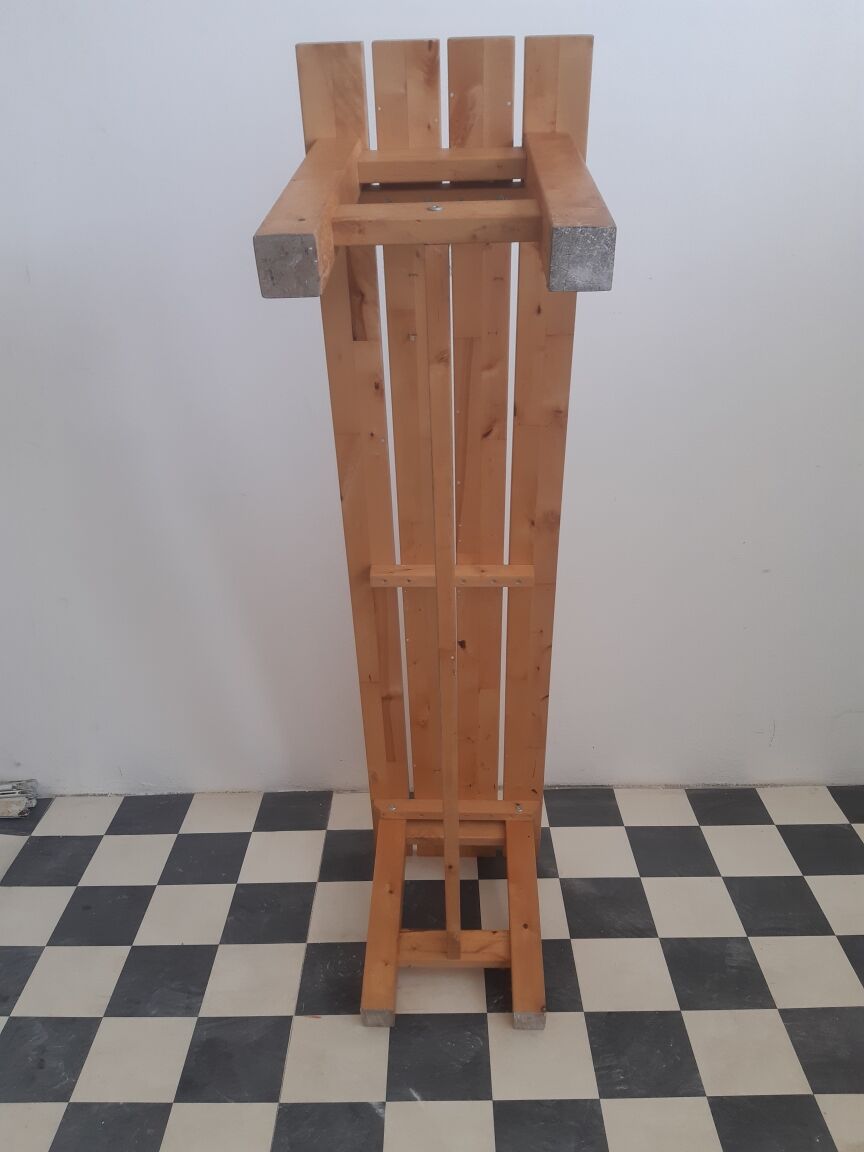 Pine slatted bench 150 cm